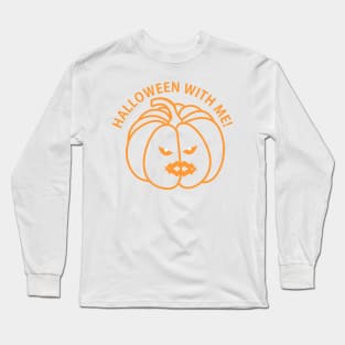 Halloween pumpkin smiley Long Sleeve T-Shirt